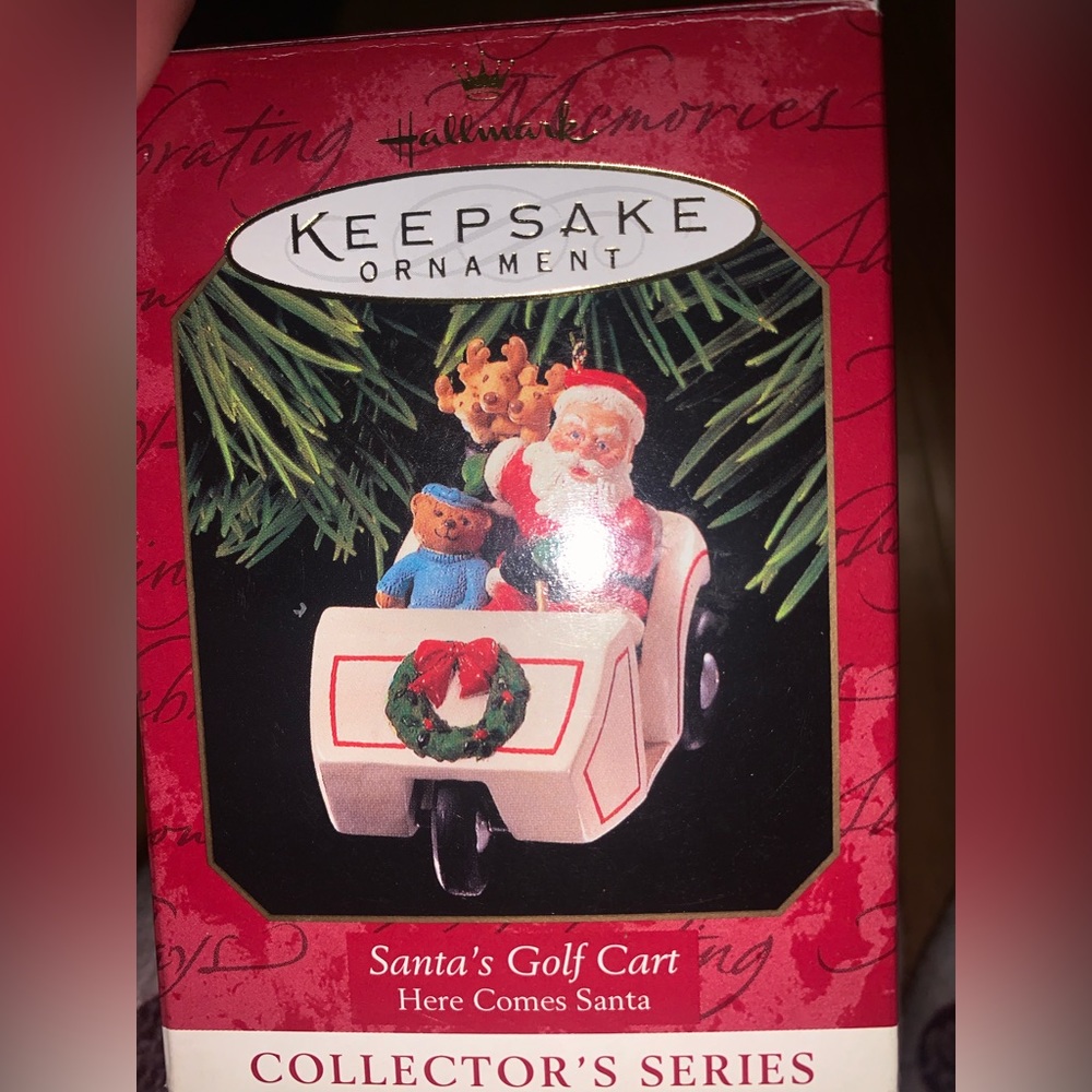 santa golf cart
